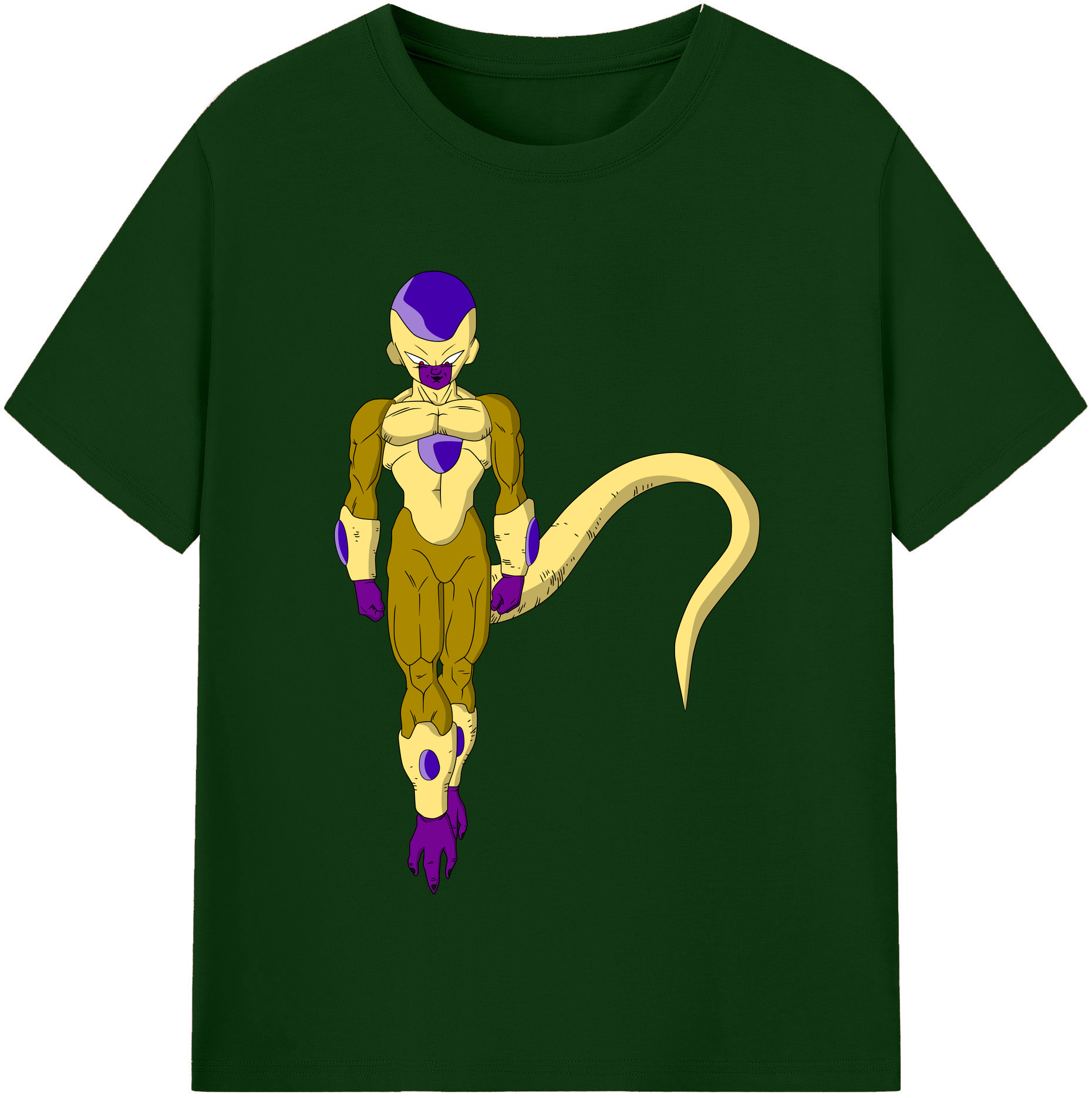 （画像用） ドラゴンボール フリーザ DRAGON BALL Frieza 綿100％半袖Tシャツ（フロントプリント）